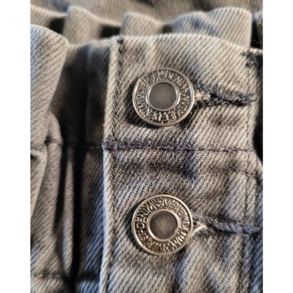 VERVET Elastic Waist High Rise Gray Jean Shorts Women's Size S - Picture 6 of 8